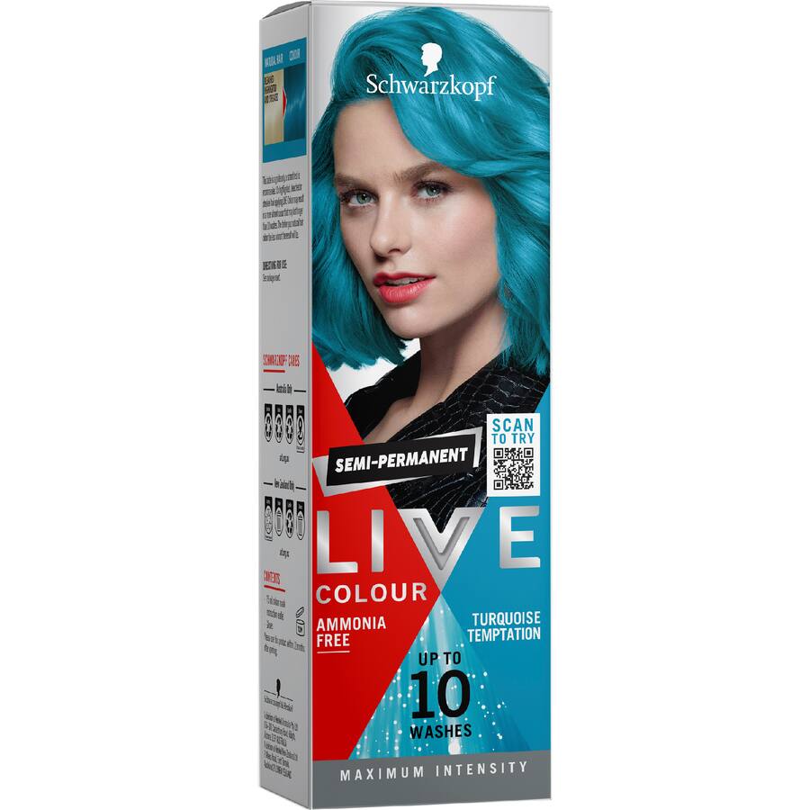 Schwarzkopf Live Colour Ultra Brights Turquoise Temptation