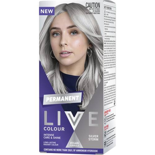 Schwarzkopf Live Colour Permanent Hair Colour Silver