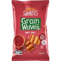 Sunbites Grain Waves Sweet Chilli Wholegrain Chips (140G)