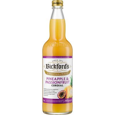 bickford's cordial pineapple & passionfruit