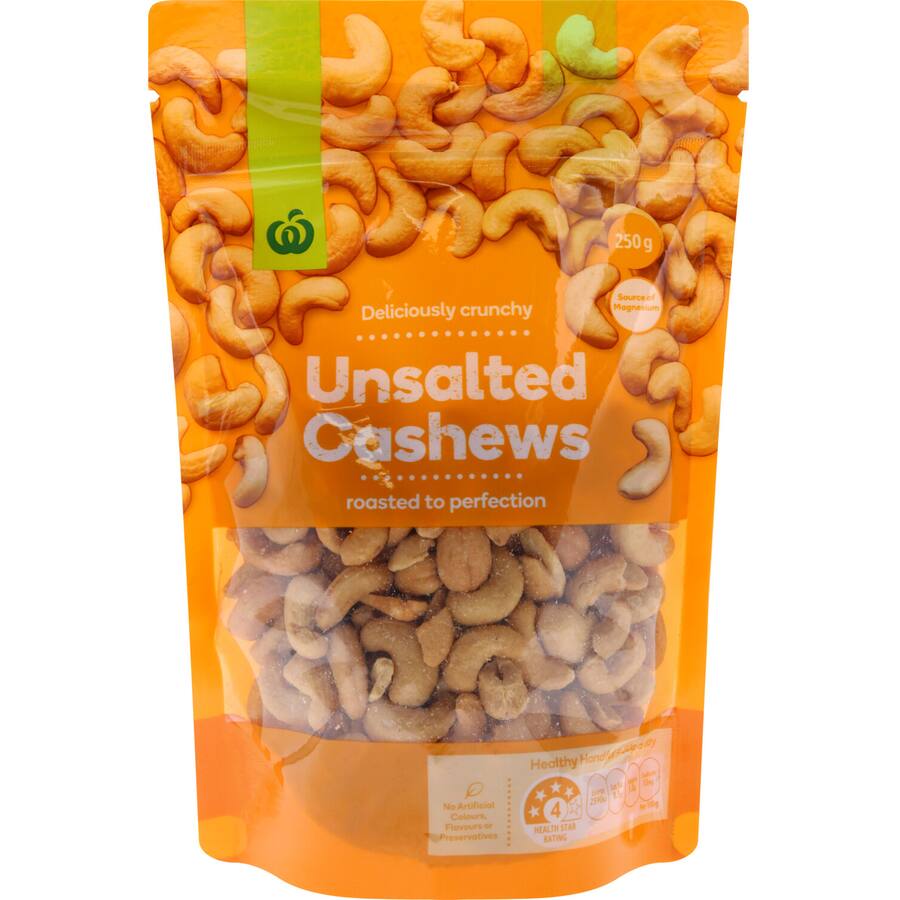 Woolworths Cashews Unsalted