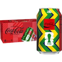 Coca-Cola Zero Sugar Soft Drink Cans (8x330ml)