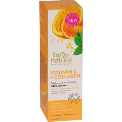 by nature face serum vitamin c & collagen