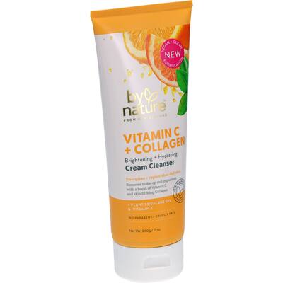 by nature cream cleanser vitamin c & collagen