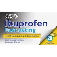Health Direct Ibuprofen Liquid Capsules
