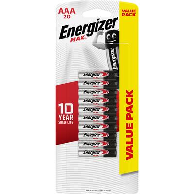 energizer max aaa battery alkaline value pack