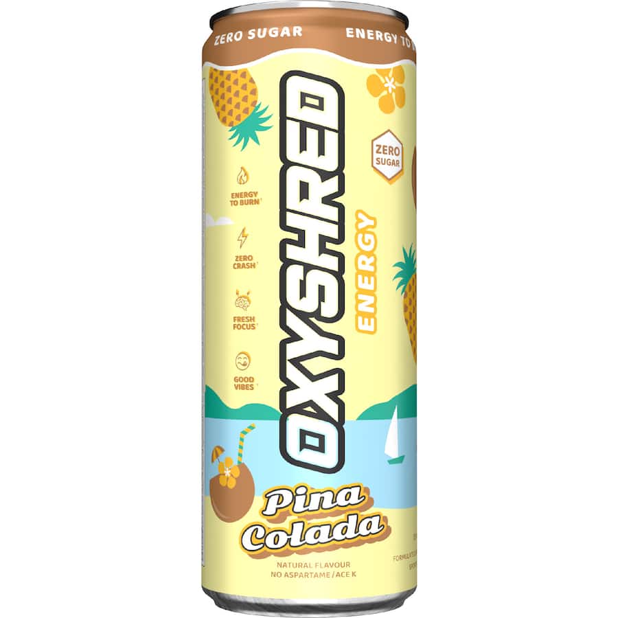 Oxyshred Ultra Energy Drink Zero Sugar Pina Colada