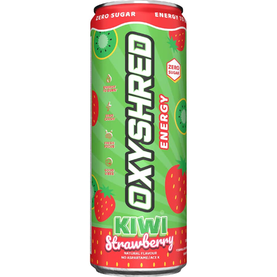 Oxyshred Energy Drink Kiwi Strawberry
