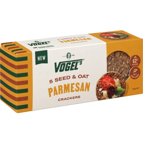 Vogel's Crackers 5 Seed Oat Parmesan
