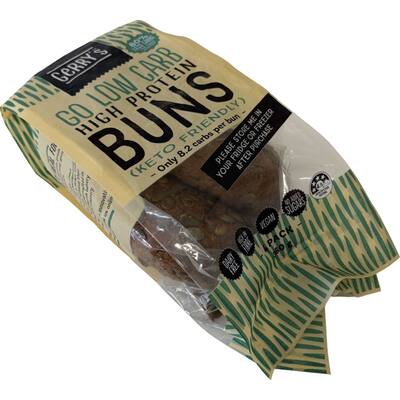 gerry's go low carb keto buns high protein