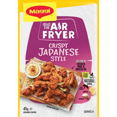 maggi air fryer seasoned coating crispy japanese style