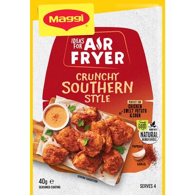 maggi air fryer seasoned coating crunchy southern style