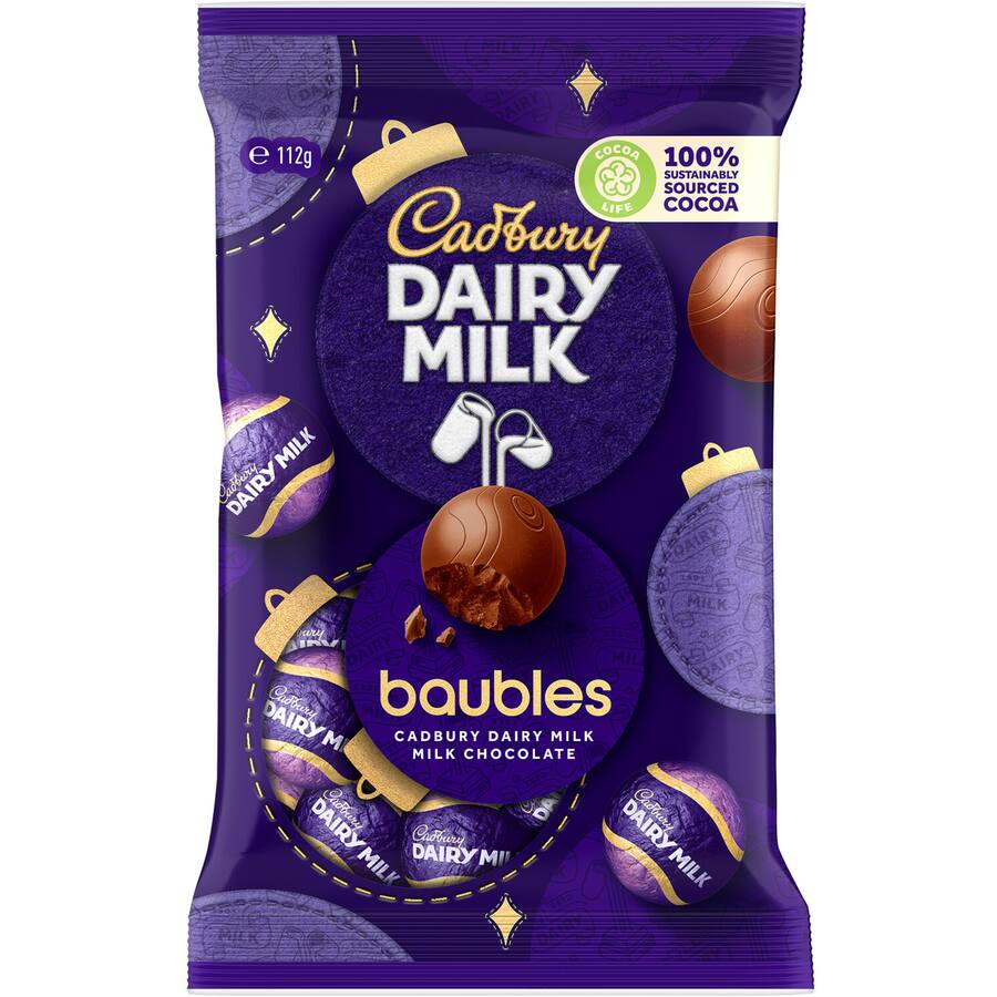 Cadbury Chocolate Baubles Dairy Milk