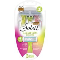 bic soleil razor handle comfort scented