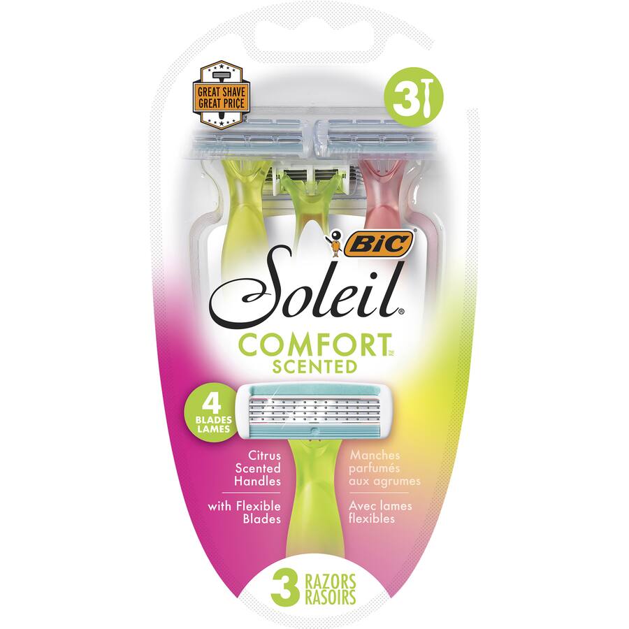 Bic Soleil Razor Handle Comfort Scented