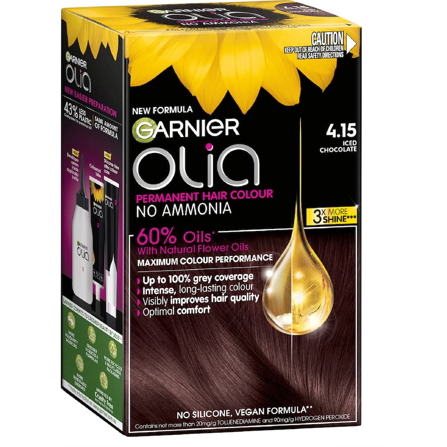 Garnier Olia Hair Colour Iced Chocolate 4.15