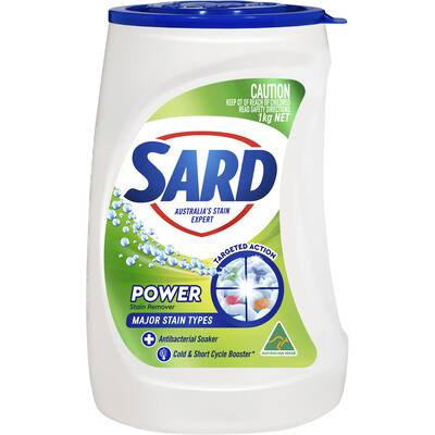 Power stain remover powder soaker