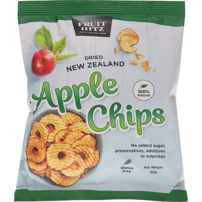 fruit hitz new zealand apple chips dried
