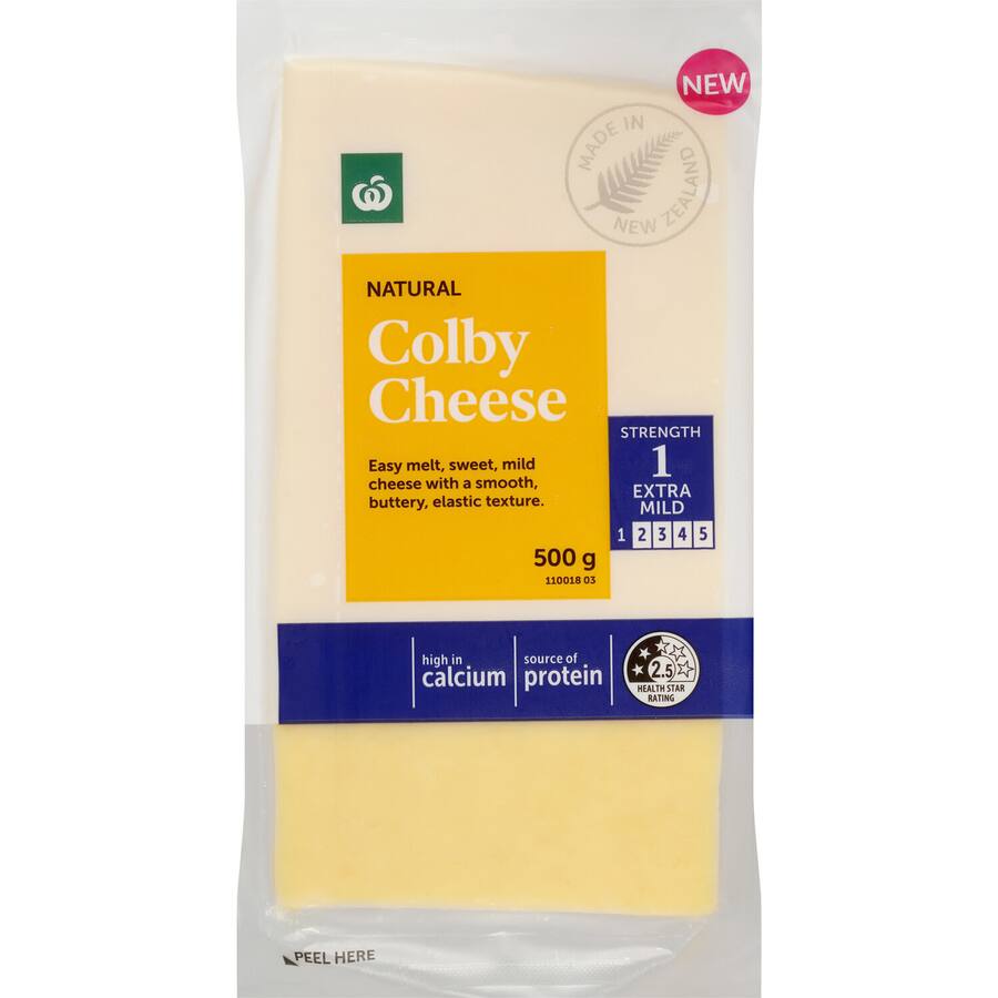 Woolworths Cheese Colby