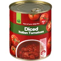 Woolworths Diced Tomatoes Italian