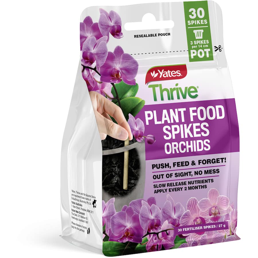 Yates Thrive Plant Food Spikes Orchids