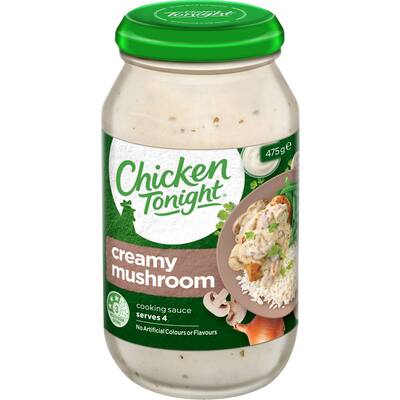 chicken tonight cooking sauce creamy mushroom