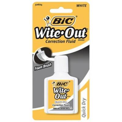 bic wite out correction fluid quick dry