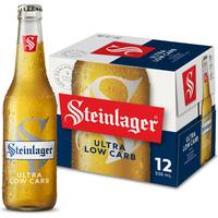 Steinlager Ultra Low Carb Lager Beer Bottles (12x330ml)