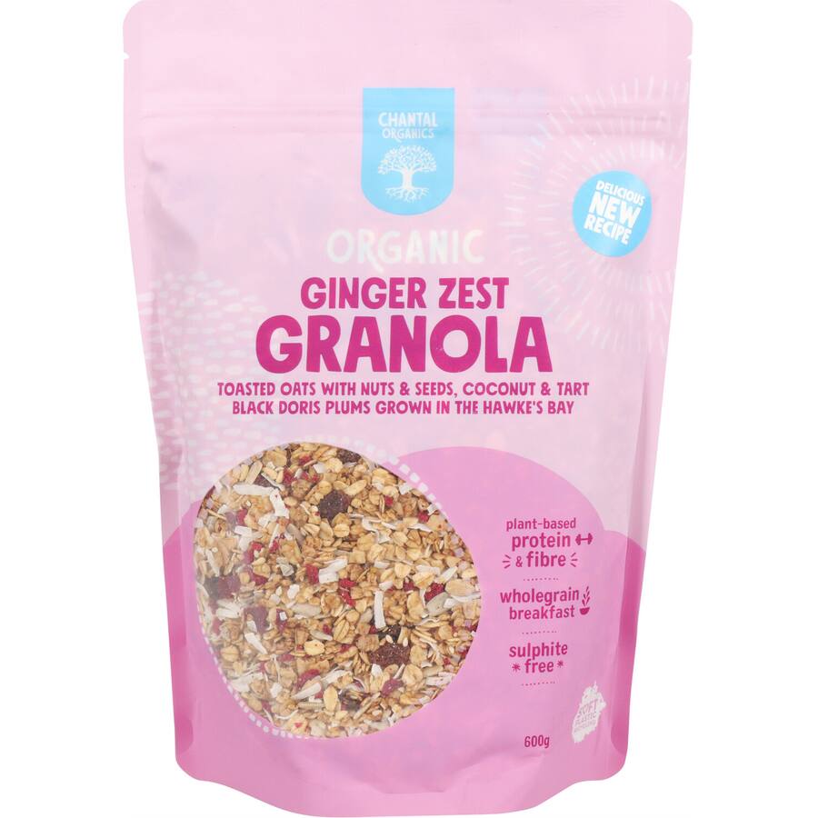 Chantal Organics Granola Ginger Zest