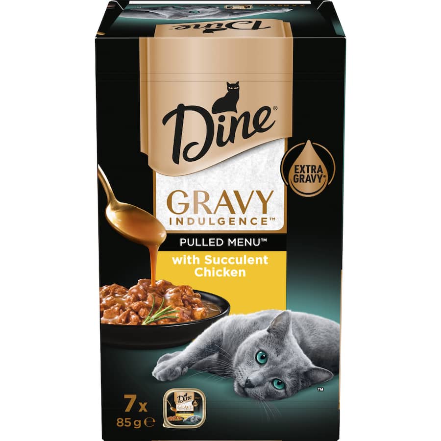 Dine Wet Cat Food Pulled Chicken