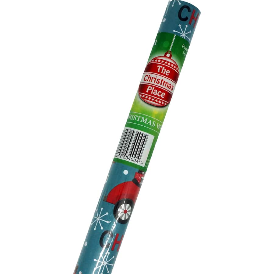 The Christmas Place Wrapping Paper Assorted 70Cm Wide