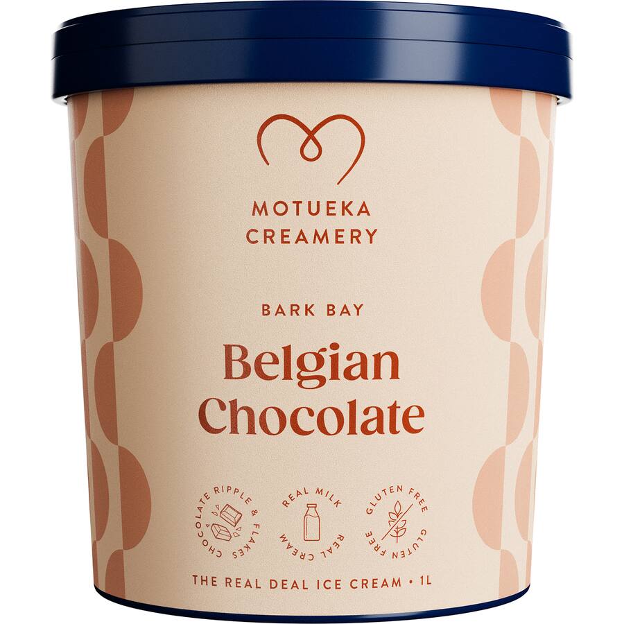 Motueka Creamery Ice Cream Bark Bay Belgian Chocolate