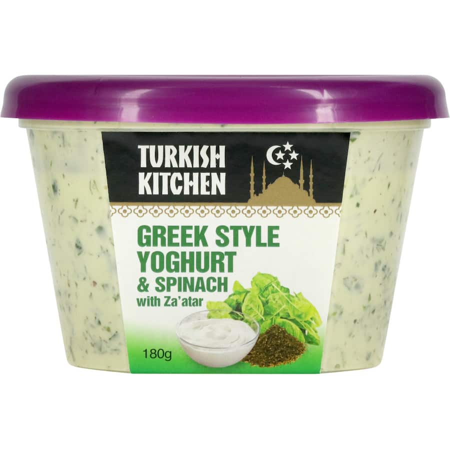 Turkish Kitchen Dip Greek Style Yoghurt & Spinach
