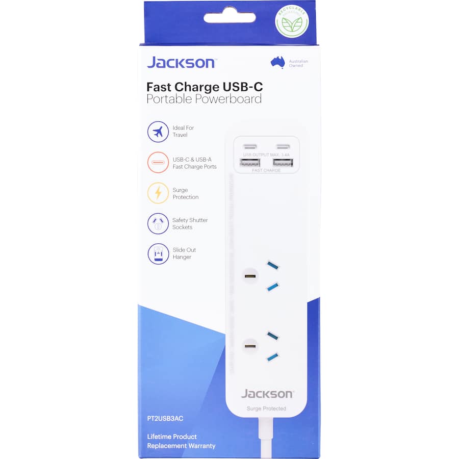 Jackson Powerboard Compact Usb+C