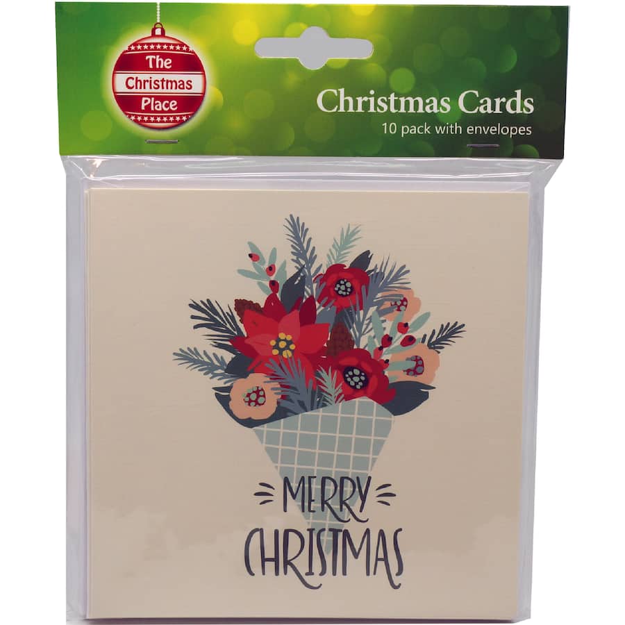 The Christmas Place Christmas Cards With Envelopes