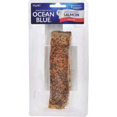 ocean blue smoked salmon hot smoked pepper
