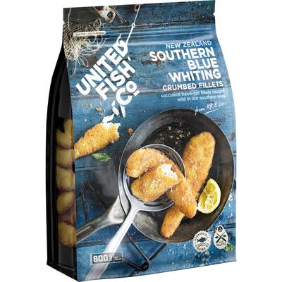 Fish fillets southern blue whiting