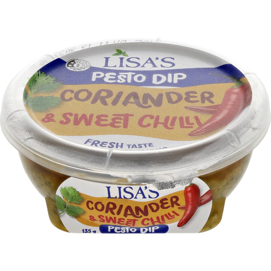 Lisa's Pesto Dip Coriander & Sweet Chilli