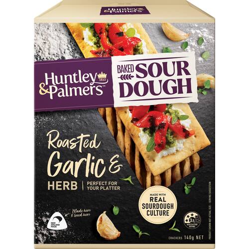 Huntley & Palmers Baked Sourdough Garlic & Herbs