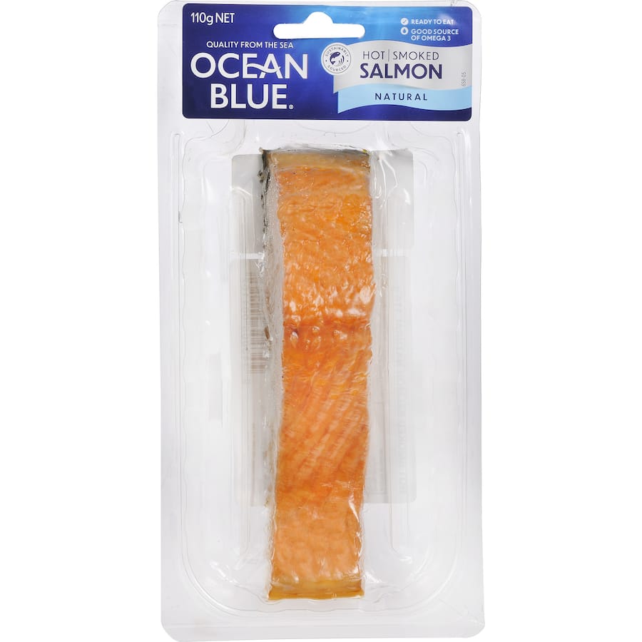 Ocean Blue Smoked Salmon Hot Smoked Natural