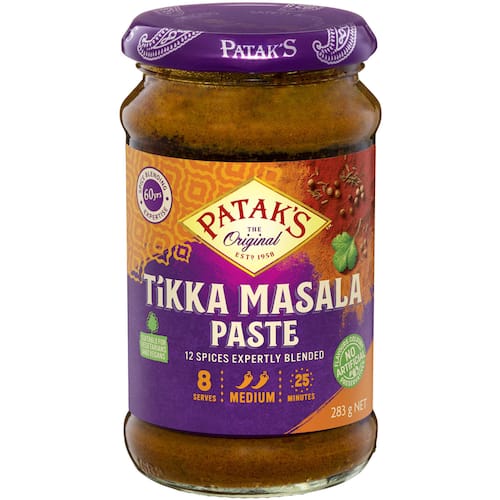 Pataks Curry Paste Tikka Masala Medium