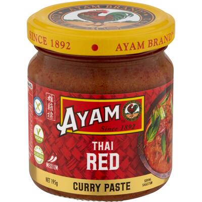 ayam curry paste red