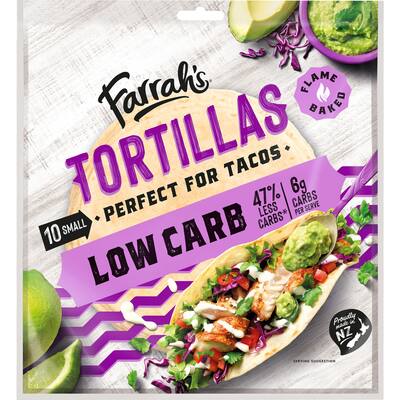 farrah's tortillas low carb 6 inch