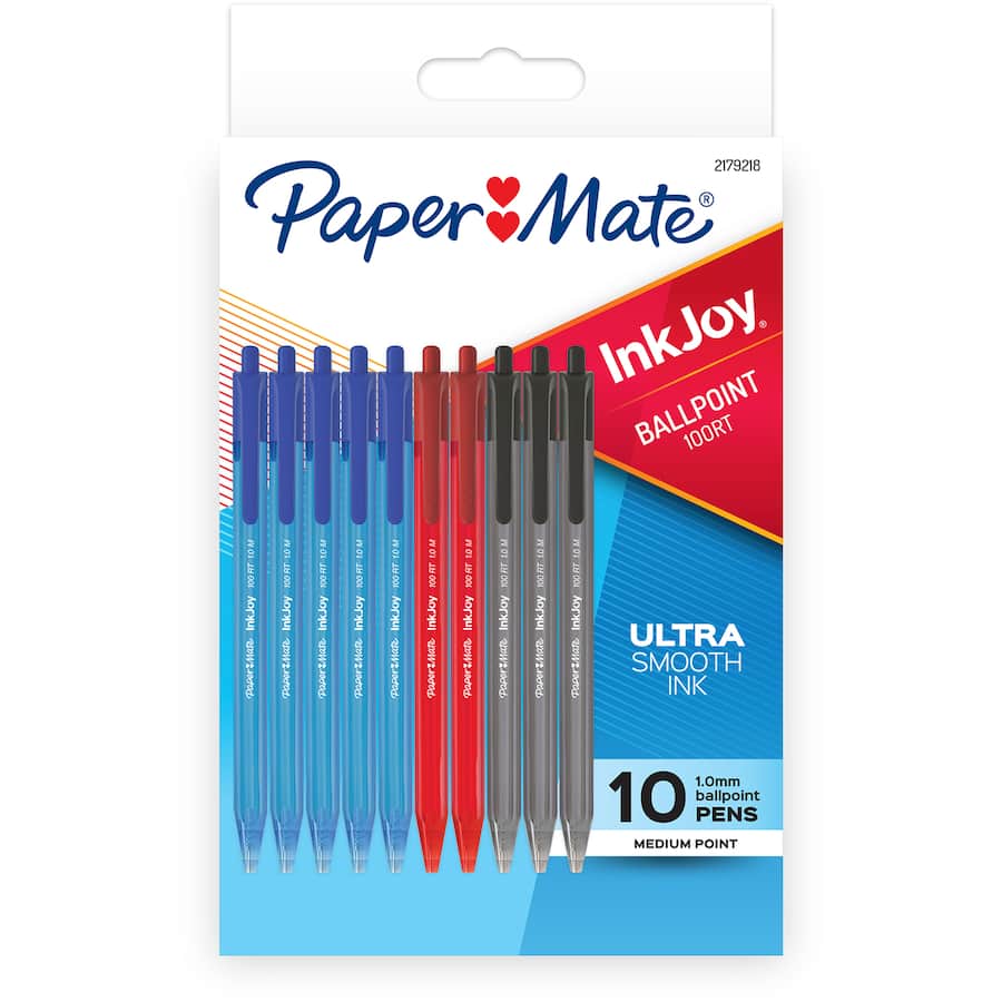 Paper Mate Inkjoy Ballpoint Pens Ultra Smooth Ink