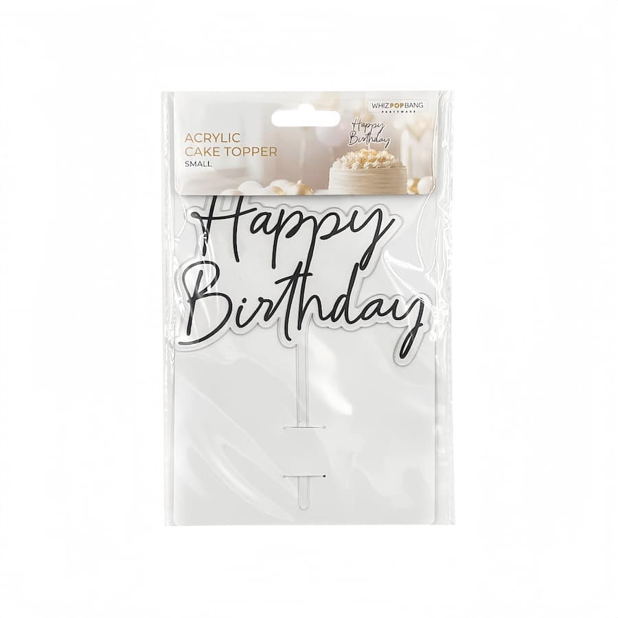 Whiz Pop Bang Cake Topper Happy Birthday