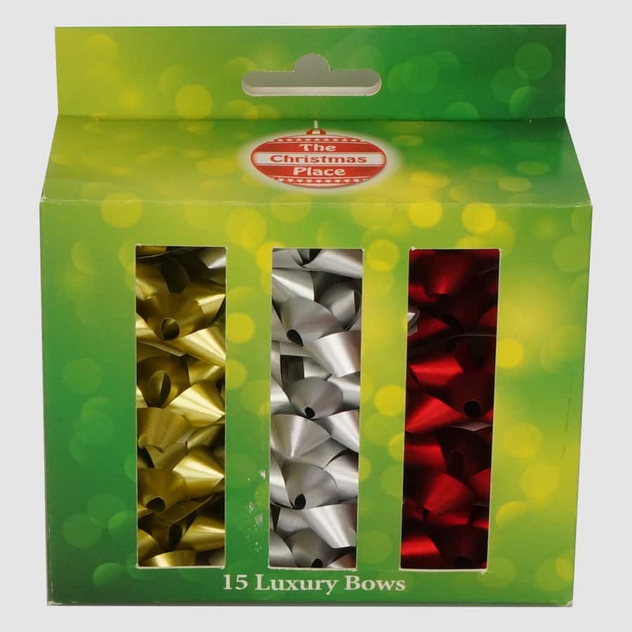 The Christmas Place Gift Bows Small Stars