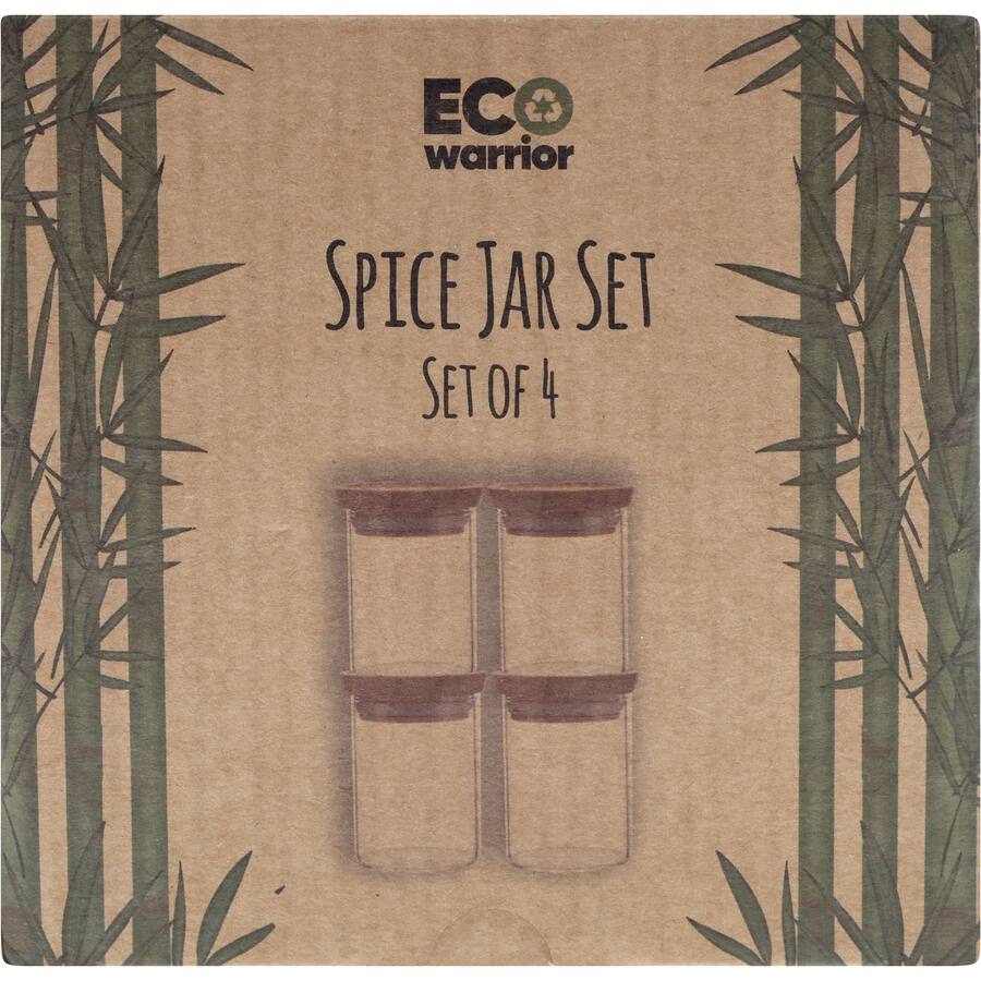 Eco Warrior Spice Jar Set