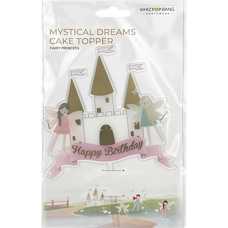 Whiz Pop Bang Acrylic Cake Topper Mystical Mermaids
