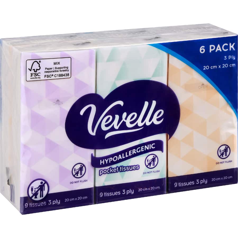 Vevelle Facial Tissue Luxury Soft