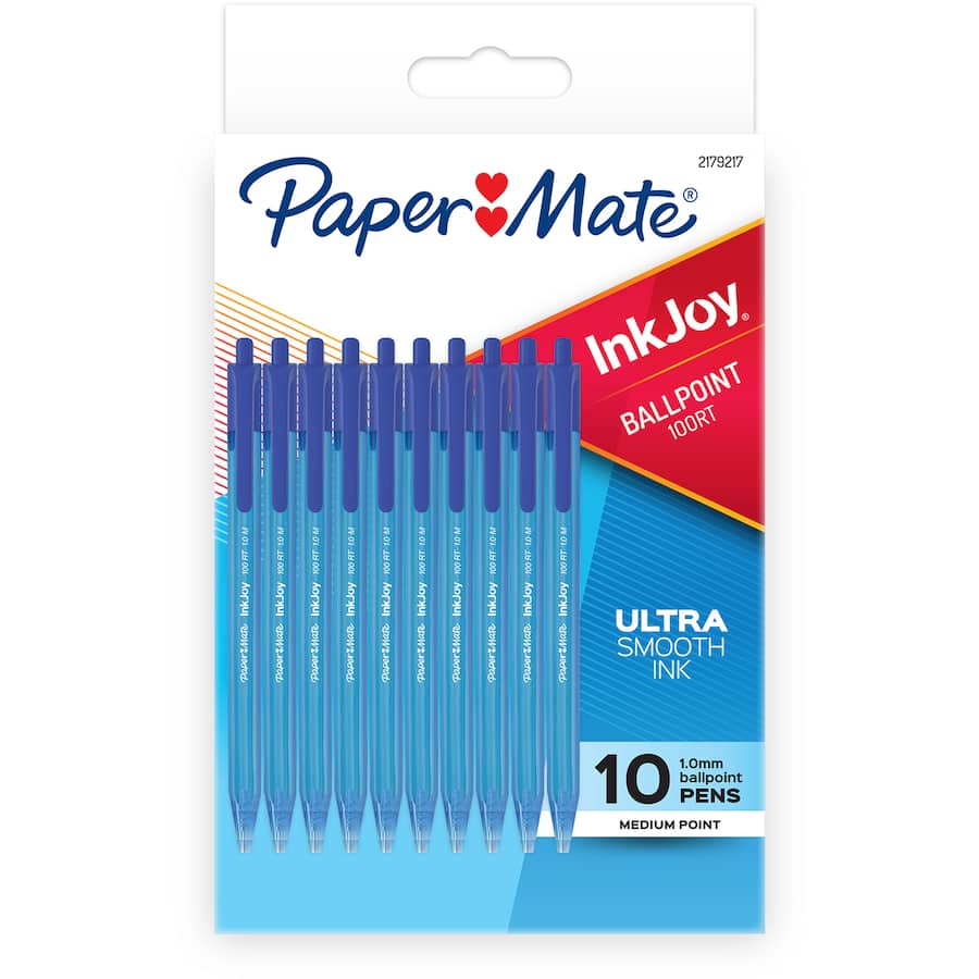 Paper Mate Inkjoy Ballpoint 100Rt Pens 1.0M